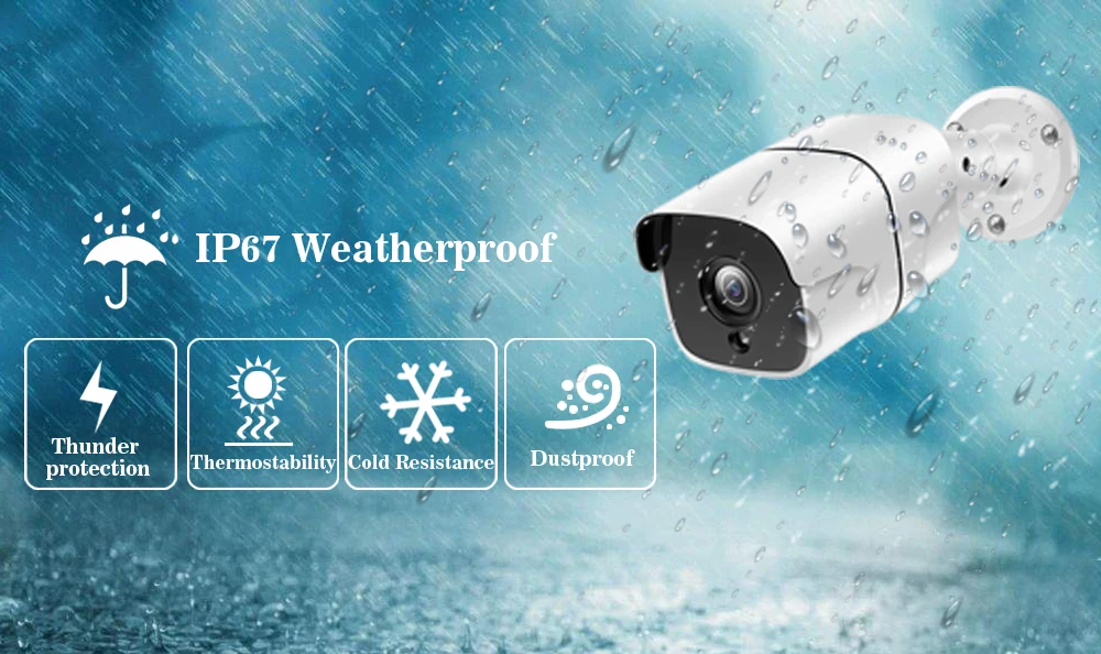 H.265 4CH 8Ch 16CH 5MP POE NVR CCTV камера системы 5MP POE ip-камера 2560*1944 Открытый водонепроницаемый комплект видеонаблюдения