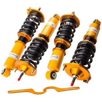 

Adj.Damper/Height Coilover for Mazda Miata Roadster MX5 MX-5 Base SE Coilovers Suspension Damper Force Camber Plate Front Rear