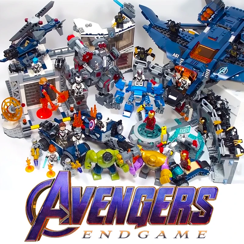 

Avengers Endgame Superheroes Avengers 4 Fit Legoings Marvel Figures Building Blocks Bricks Toy 76123 76124 76125 76126