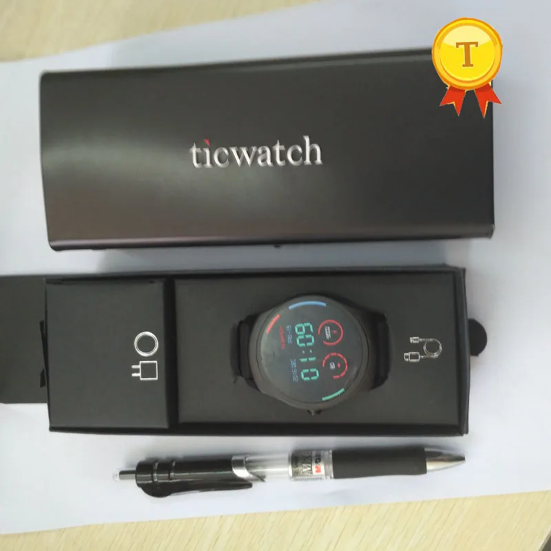 Лидер продаж 1 4 дюймовые круглые умные часы с GPS Bluetooth MT2601 Ticwatch 2 пульсометр для