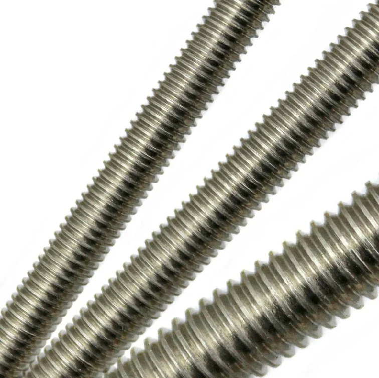 

M3*250mm SUS304 Stainless Steel All Thread Threaded Rod Bar Studs machine screw fastener trasmission Double Headed Bolt Hex Nuts