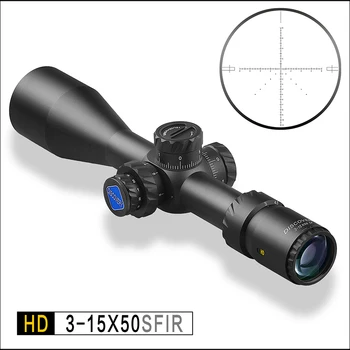 

Discovery HD 3-15X50 SFIR DLTW SFP IR-MIL Hunting Scope Riflescope With Illumination Tactical Shooting Optics Sight
