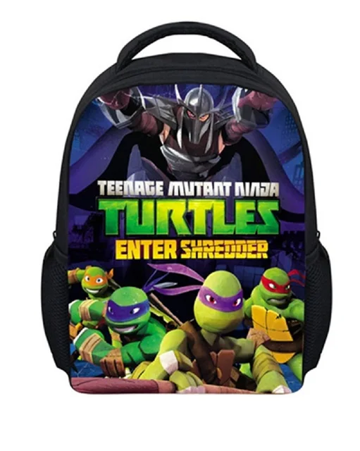 Doginthehole Cartoon Age Mutant Ninja Turtle 13 Inch Mochila Doginthehole Cartoon Age Mutant Ninja Turtle 13 Inch Mochila School Bags For Boys 1