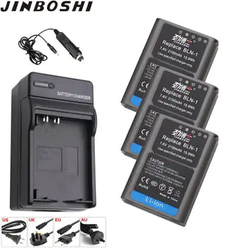 

3PCS BLN-1 BLN1 bln 1 PS-BLN1 Battery with Single Charger + car cable for Olympus E-M5 OM-D E-M1 E-P5 E-M5 II Camera