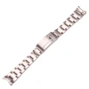 20mm 316L Stainless Steel Watchbands Bracelet Silver Brushed Metal Curved End Replacement Link Deployment Clasp Watch Strap ► Photo 2/6