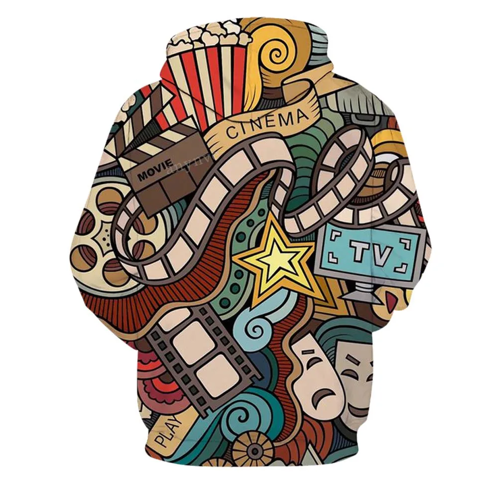 Mens Hoodies Men Boys Kids Black Sweatshirta Teens Hipster Pullover moda Streetwear Graffiti Sweatshirt Male oversized Clothing