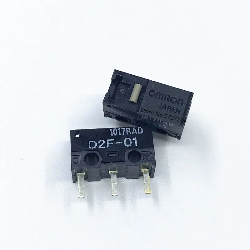 2Pcs original OMRON mouse micro switch D2FC-F-7N 10m 20m OF D2FC-F-K(50M) D2F D2F-F D2F-01 D2F-01L D2F-01FL D2F-01F-T D2F-F-3-7 light fan switch Wall Switches