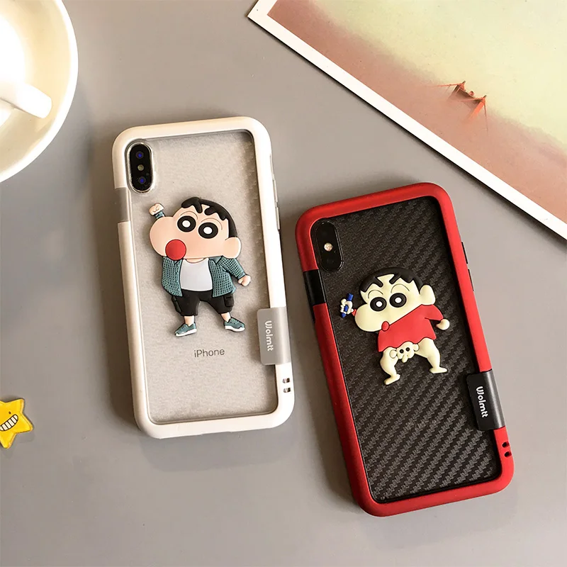 

Unique Cartoon Phone Case Bumper For iPhone X XR 6 6s plus protective case For iPhone Xs Max 7 8 plus Anti-heat Cover Summer