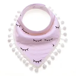 Hot-Baby-Bibs-Cotton-Lace-Tassel-Double-Slobber-Cartoon-Triangle-Waterproof-Infants-Towel-Burp-Cloths-Children