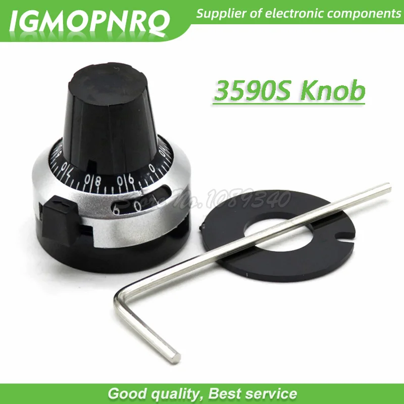 

1PCS 3590S 6.35 mm precision scale knob potentiometer knob IGMOPNRQ