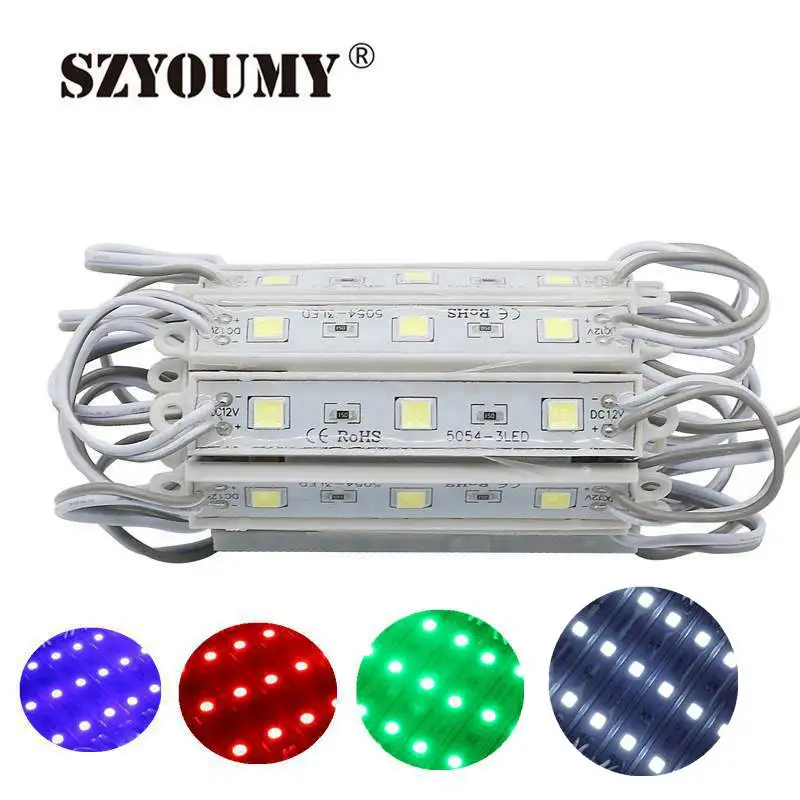 SZYOUMY LED Module 5054 SMD DC12V Waterproof Advertisement Design LED Modules Super Bright Lighting 5000PCS/Lot Fast Ship