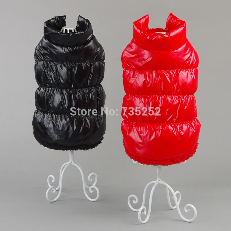 Inverno Pet Dog Down Coat Fleece Warm Inside Candy Color Pet Down Warm Coat Puppy Down Clothes Abbigliamento Invernale Abbigliamento Xs-3Xl