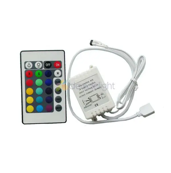 5 шт. RGB светодиодный контроллер 24 клавиши ИК пульт DC12V для SMD 3528 5050 светильник|led
