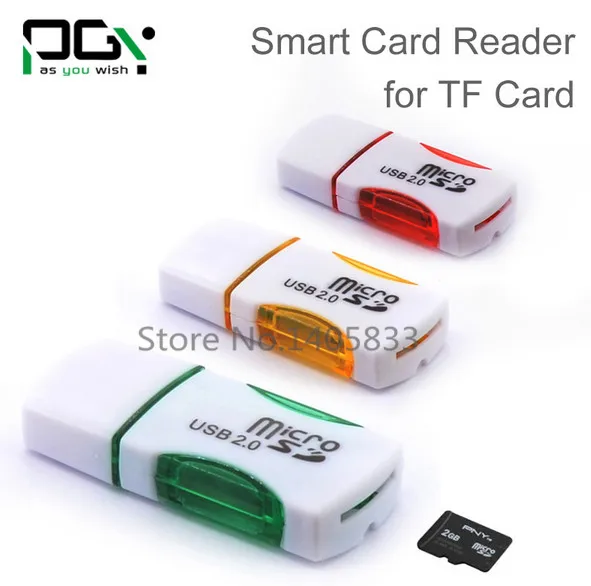 

PGY USB 2.0 Smart Card Reader Flash Multi Memory Card Reader USB for TF Card Adapter DJI RC Drone Quadcopter parts Accessories
