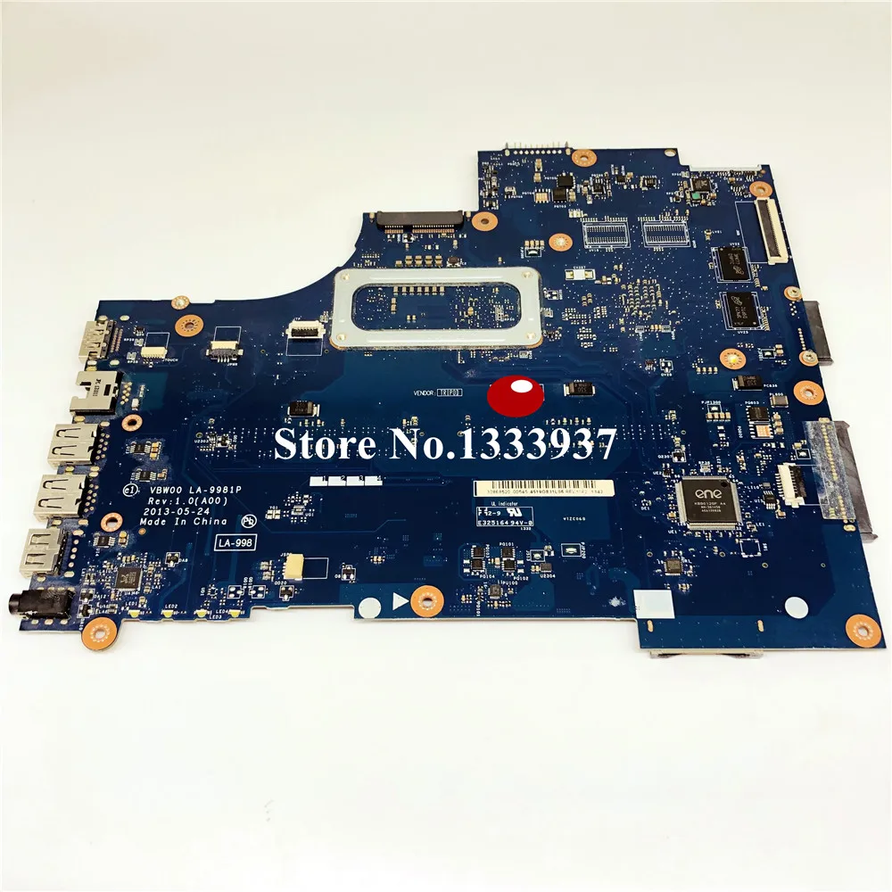 Most effective  CN-04TGXY 4TGXY 04TGXY FOR DELL Inspiron 5537 3537 laptop motherboard VBW00 LA-9981P REV:1.0(A00) I