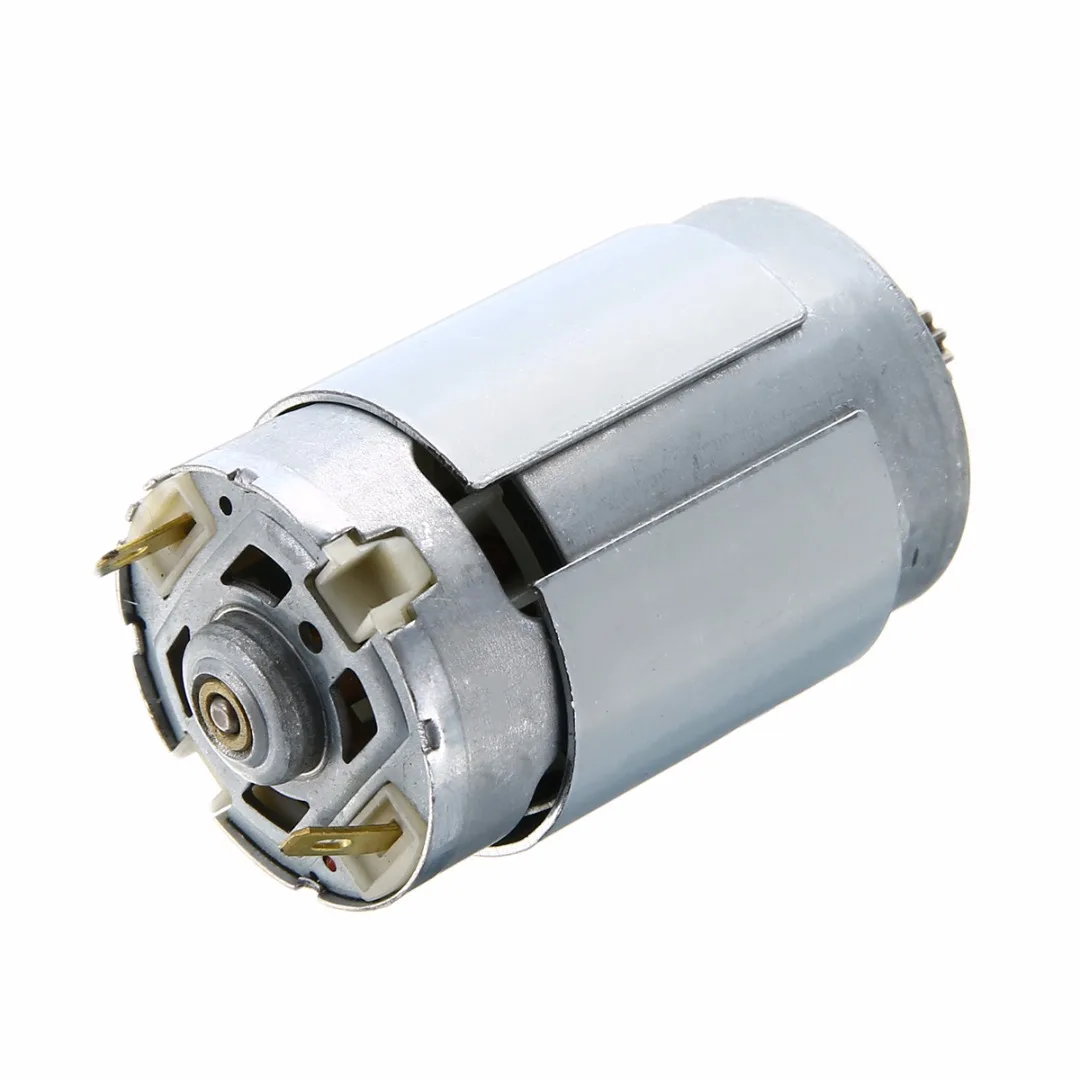 1pc Metal RS550 Motor 12 Teeth Gear 3mm Shaft Dia. 12V 16.8V 21V For Cordless Drill With Strong Magnetic Carbon Brush Mayitr