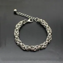 Модная Обычная титановая сталь браслет из нержавеющей стали мужской подарок на день Святого Валентина ювелирные изделия горячая распродажа