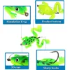 4pcs/lot New 6cm 5g Frogs Fishing Lure Set Artificial Fishing Soft Silicone Bait with Hooks Bass Pesca Carp Fishing Tackle ► Photo 2/6