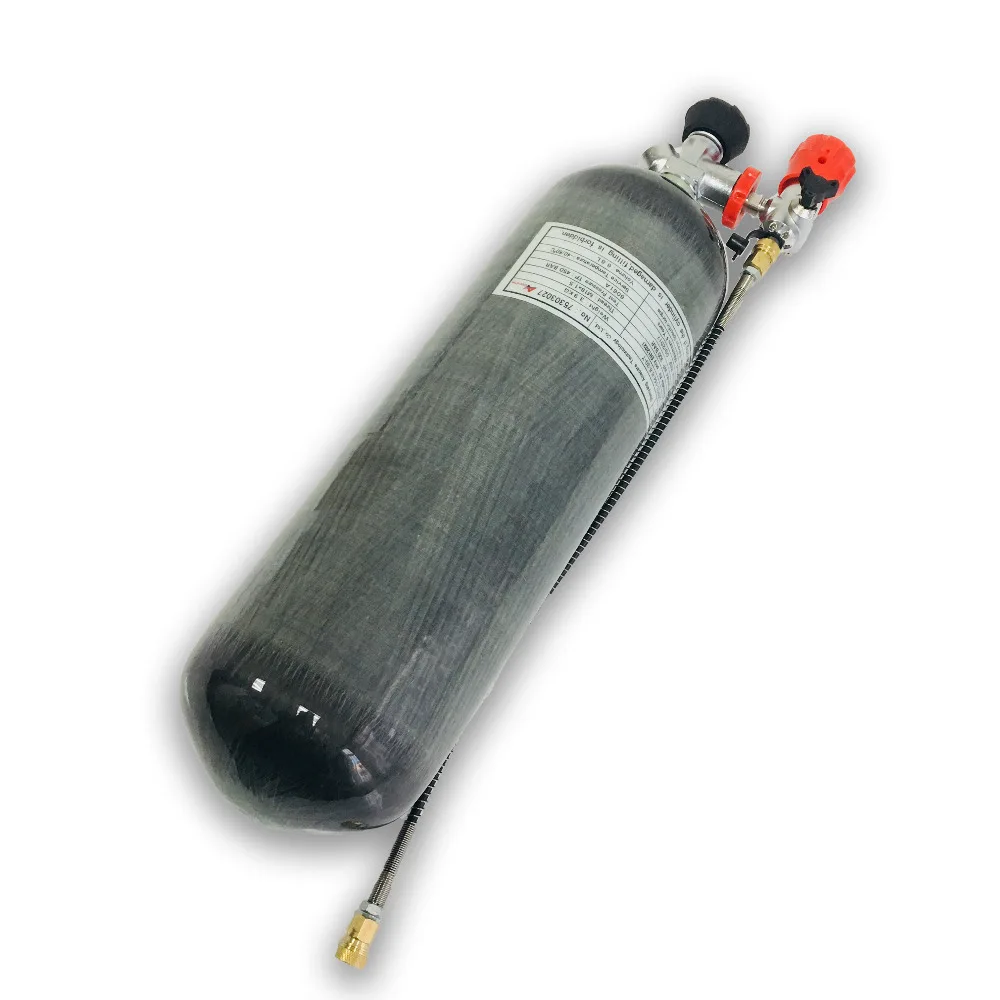 AC16830 Paintball Pistol New 6.8L 300bar 4500psi Compressed Air Tank Gas Cylinder & Valve & Fill Station Drop Shipping Acecare