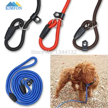 

100Pcs/Lot Pet Dog Nylon Adjustable Training Lead Dog Leash Dog Strap Rope Traction Dog Harness Collar Leash
