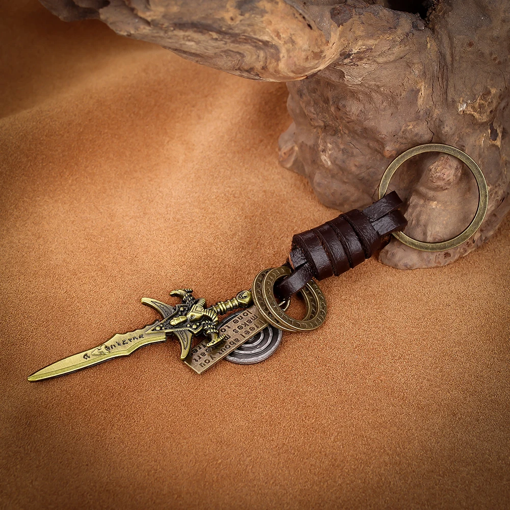 10Pcs/Lot Anime Dark Souls 3 Weapon Key Chain Collection Keychain