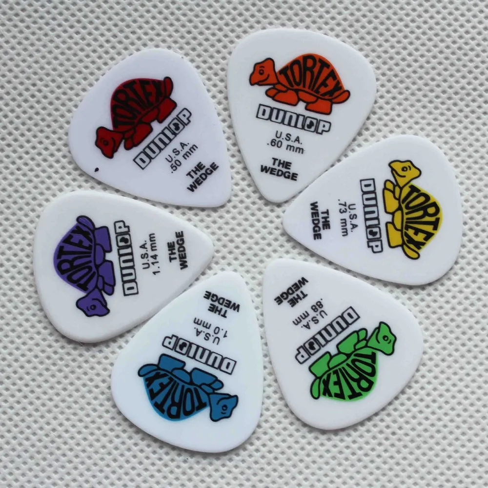 

wholesale 100 pcs, Delrin Dunliop guitar picks, mixed thickness, free shipping