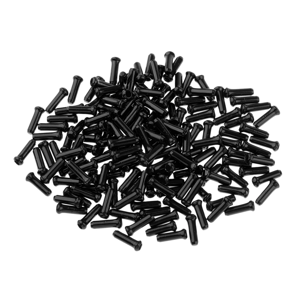 Pack of 500 Brake Cable Tips Alloy Wire End Crimps Length 11mm Road Mountain Bicycle Bike Brake Tips Shifter Bike Cable End Caps