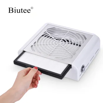 Biutee New Strong Power 40W Nail Dust Collector Vacuum Cleaner Fan Nail Fan Art Salon Suction Dust Collector Machine Biutee New Strong Power 40W Nail Dust Collector Vacuum Cleaner Fan Nail Fan Art Salon Suction Dust Collector Machine