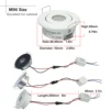 Mini led spot downlights 1W COB 3W LED recessed spot dimmable round led for home cabinet showbox 4