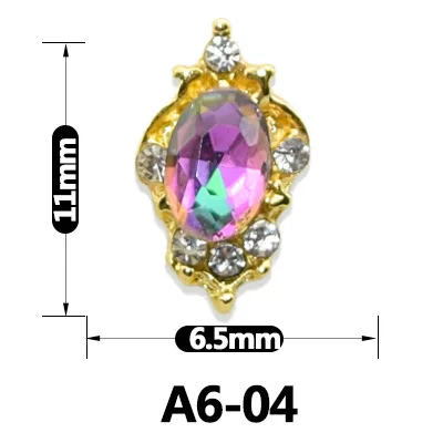 Jóias de Cristal Arte para Unhas Projetos - Lote Aurora Cor Lágrima Strass 2020 Novo Estilo Vidro Gota Água A6-1-24 24 100 Pçs 8 A6-1-24 24 projetos 100 pçs lote aurora