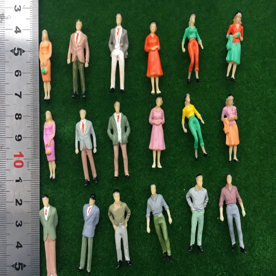 architecture scale model figure for ho train layout (9)