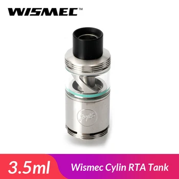 

[Russian warehouse]Wismec Cylin RTA tank 3.5ml Wismec Cylin Rebuildable Atomizer dta tank rda Wismec Dripper Tank Reuleaux RX2/3