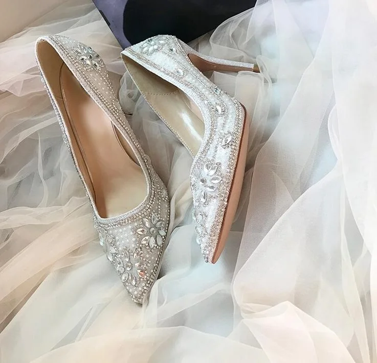bling wedding shoes for bride