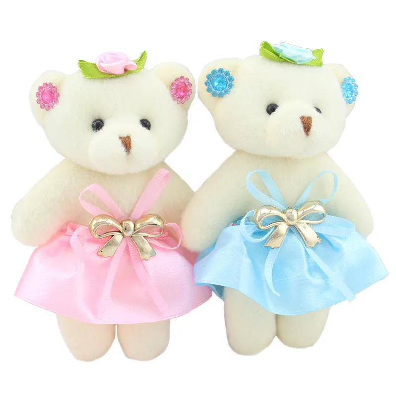 Details about   5Pcs Kawaii Mini Jointed Stuffed Bear Plush Pendant Bouquet BP5ls KidsS YJUBP5 
