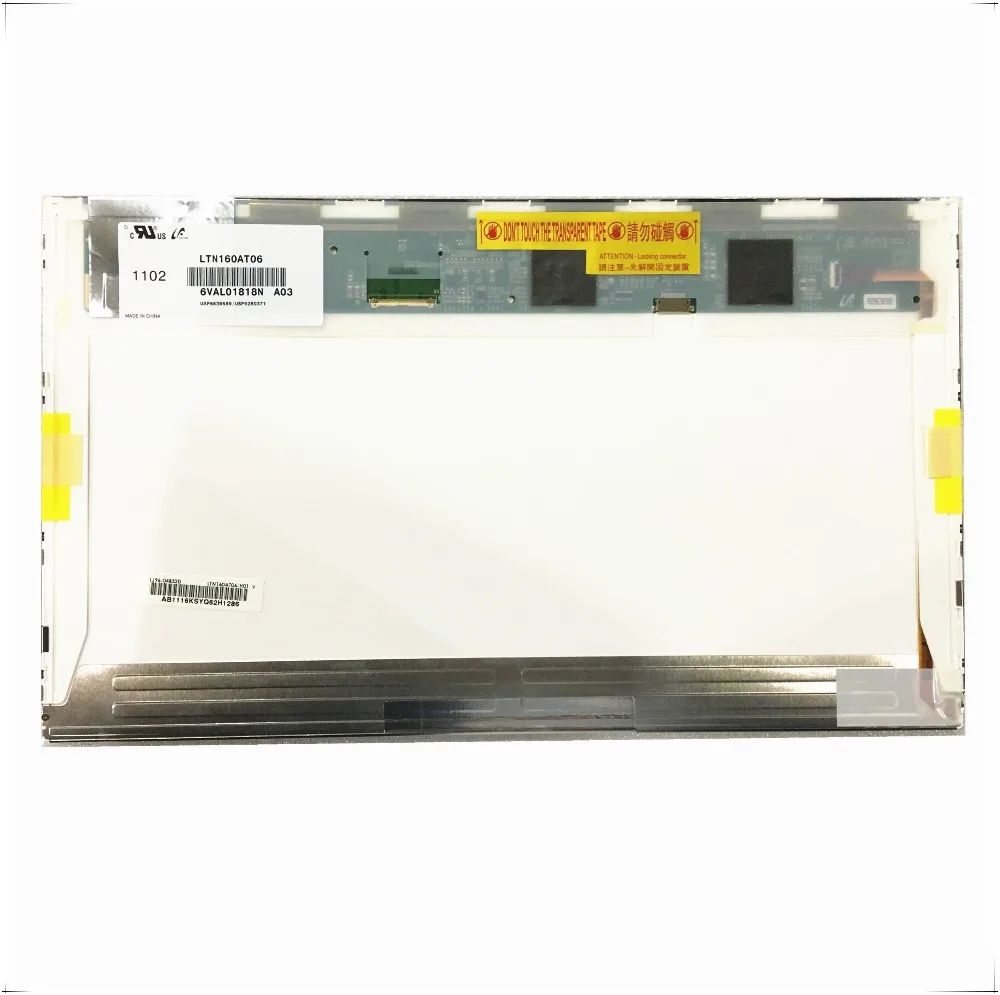  LTN160AT06 HSD160PHW1 16.0 Laptop LCD Display Panel for ASUS N61VG N61J X66IC