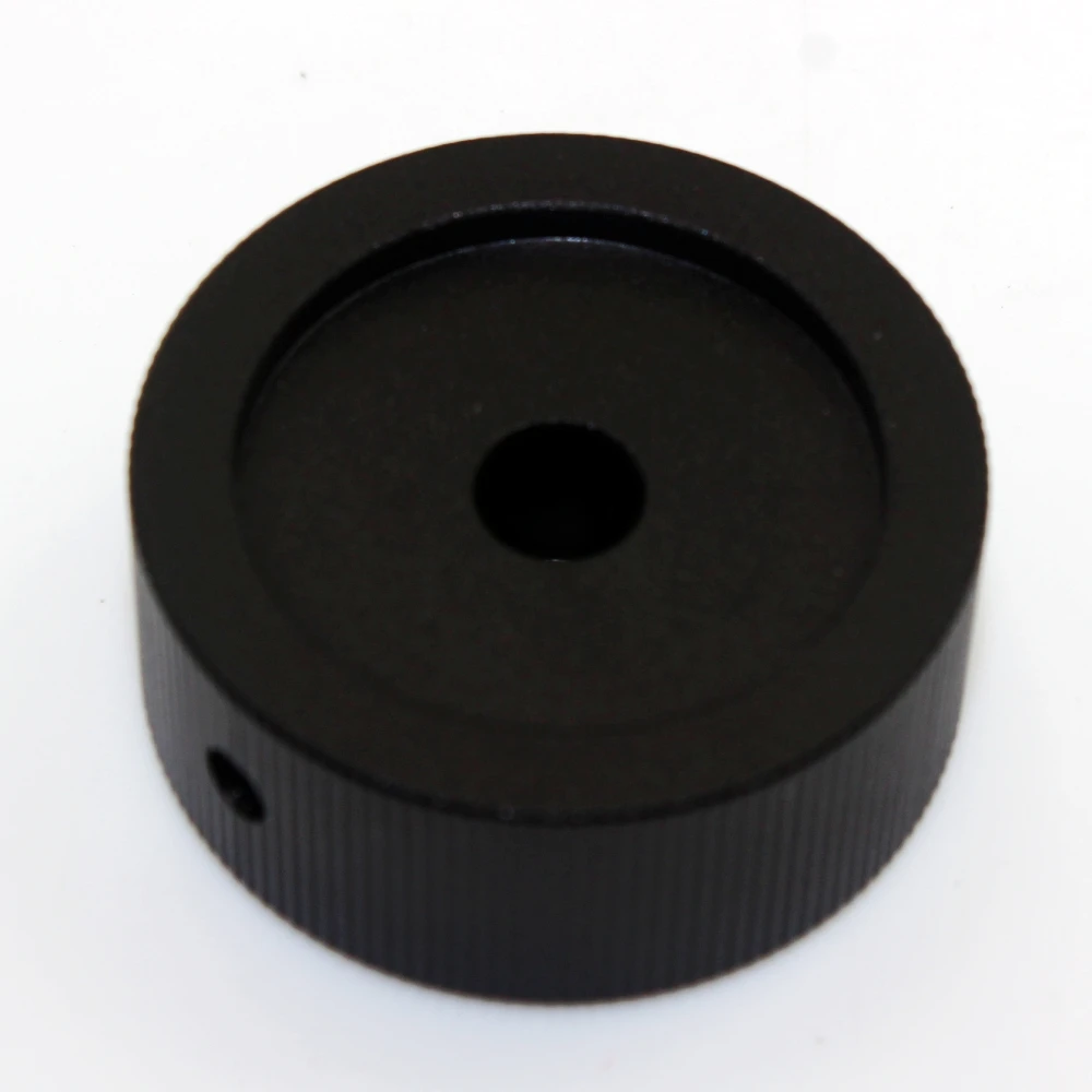 Potentiometer Knobs 1pcs 32*13mm Audio Multimedia Speakers Aluminum Knobs Volume Adjustment Knobs-Black