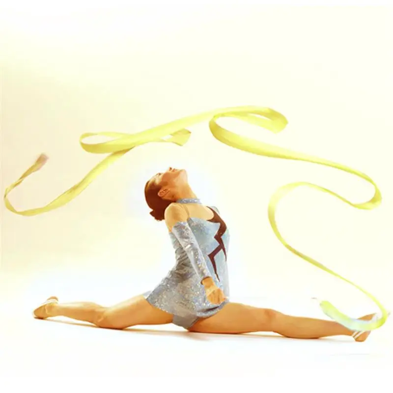 

12PCS Dance Ribbons Party Streamers Colorful Gymnastic Ribbon Wands Dance Streamers For Kids Artistic Dancing