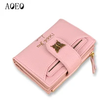 AOEO Small font b Wallet b font Female With Card Slots Coin Purse holder Cash Money