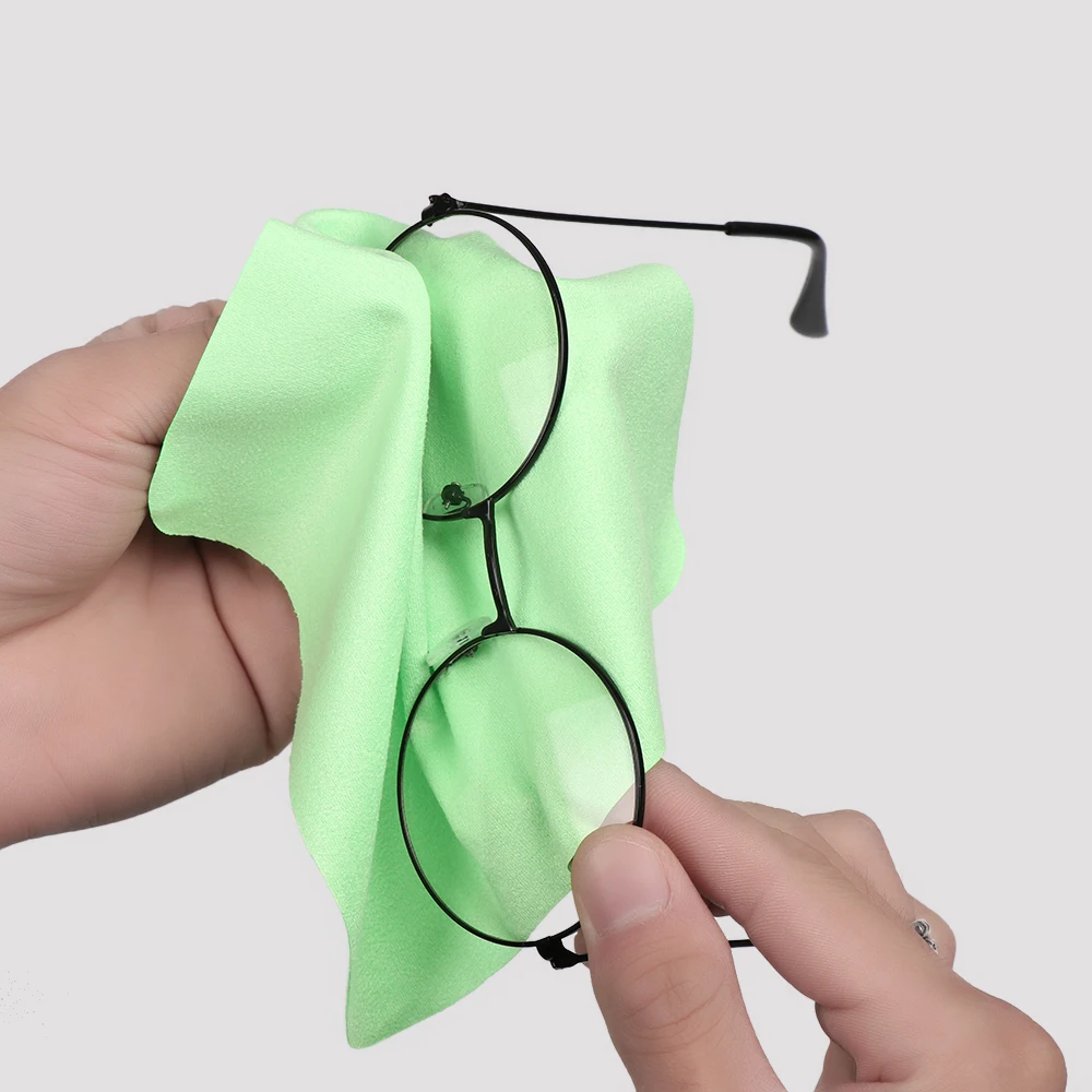 5Pcs/pack Lens New Eyeglasses Cleaning Cloth Microfiber Phone Screen Cleaner Sunglasses Camera