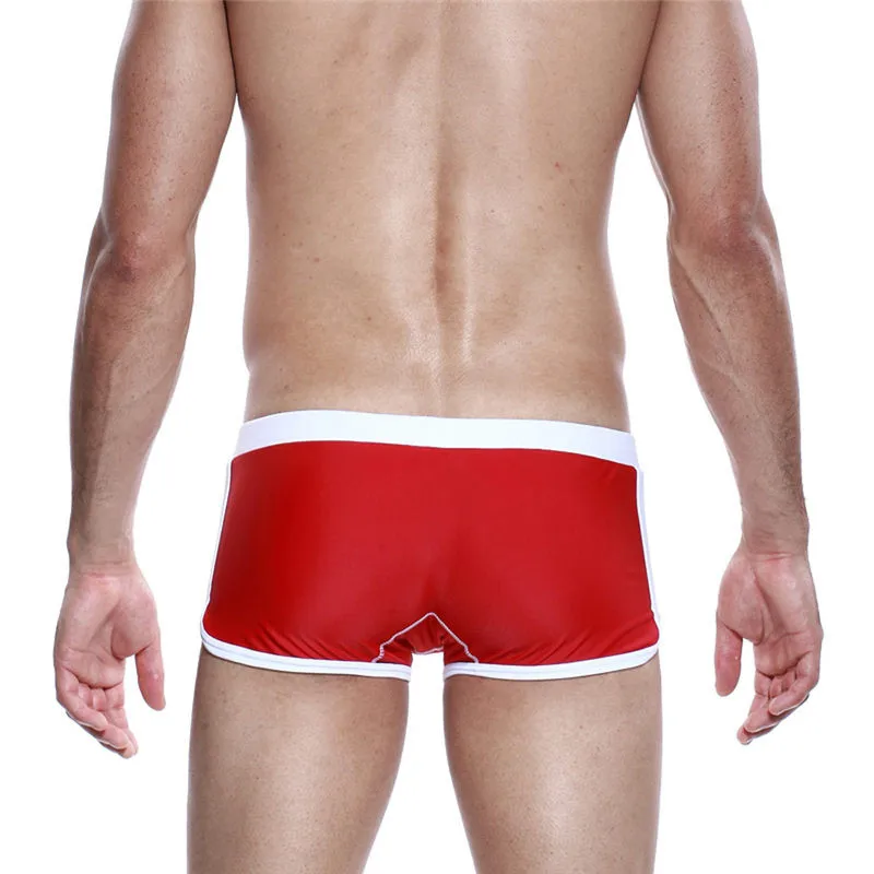 Perimedes Для мужчин одежда для мальчика с полосками из чёрно-Нейлон Эластичные Короткие Боксеры плавки Для мужчин Шорты бренд пляжное бикини купальные трусы Шорты# Y25