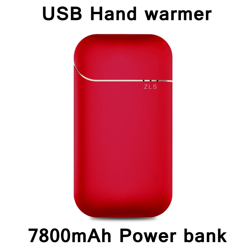 Горячая Распродажа 2018 новый стиль USB грелка для рук 7800 мАч power bank двойная функция