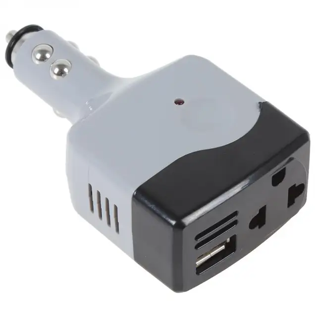 Best Price DC 12 / 24V to AC 220V / USB 6V Car Mobile Power Converter Inverter Adapter Best Price DC 12 / 24V to AC 220V / USB 6V Car Mobile Power Converter Inverter Adapter