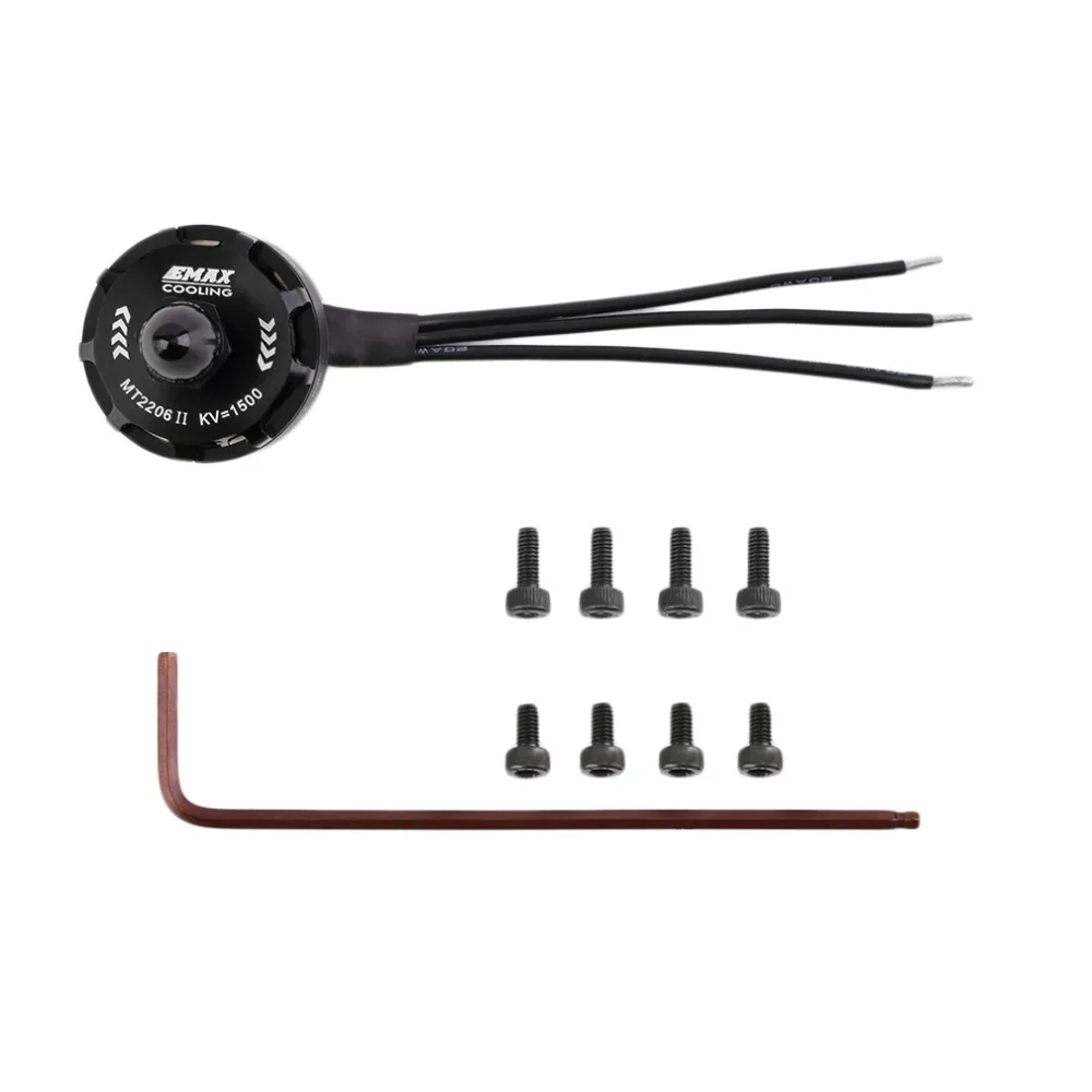Emax охлаждение новинка MT2206 II 1500KV 1900KV бесщеточный мотор 2 CW CCW для RC QAV250 F330