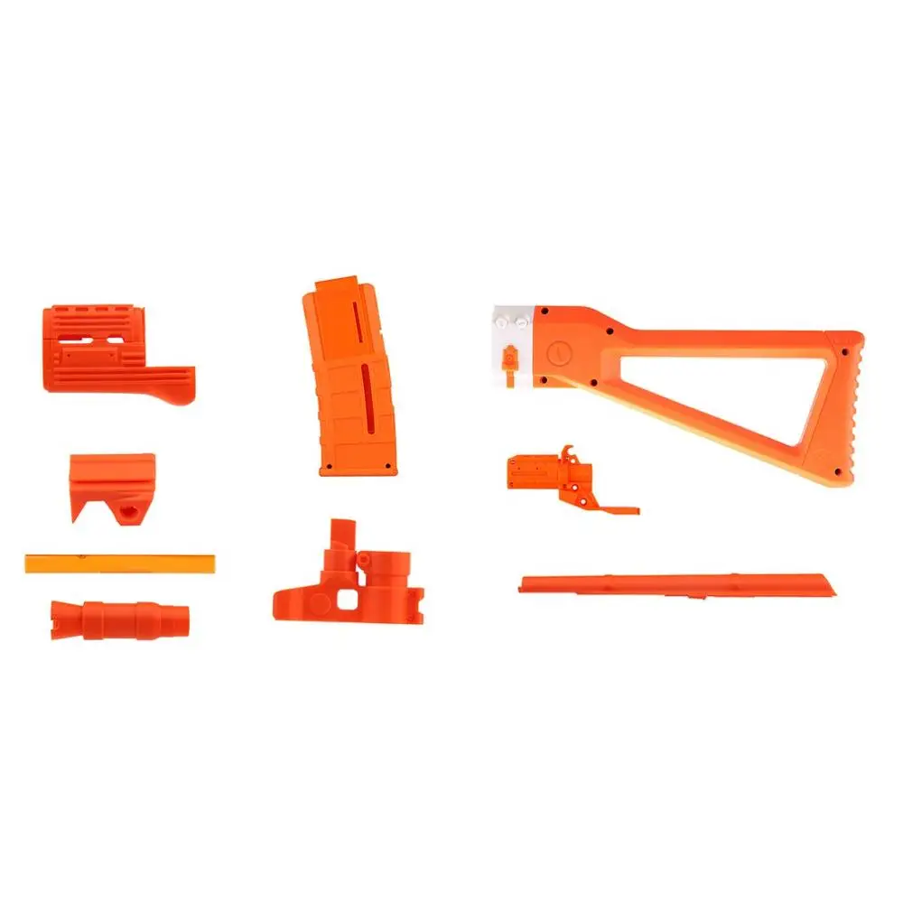 WORKER MOD F10555 Imitation Kit 3D Printing High Strength Plastic Combo For Stryfe Modify Children Toys For Nerf Gun Parts Accs - Цвет: No.105 Type C Orange