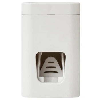 

Wall Mounted Toothbrush Holder Automatic Toothpaste Dispenser Holder Family Rack Squeezer Bathroom Accessories(Toothpaste Disp