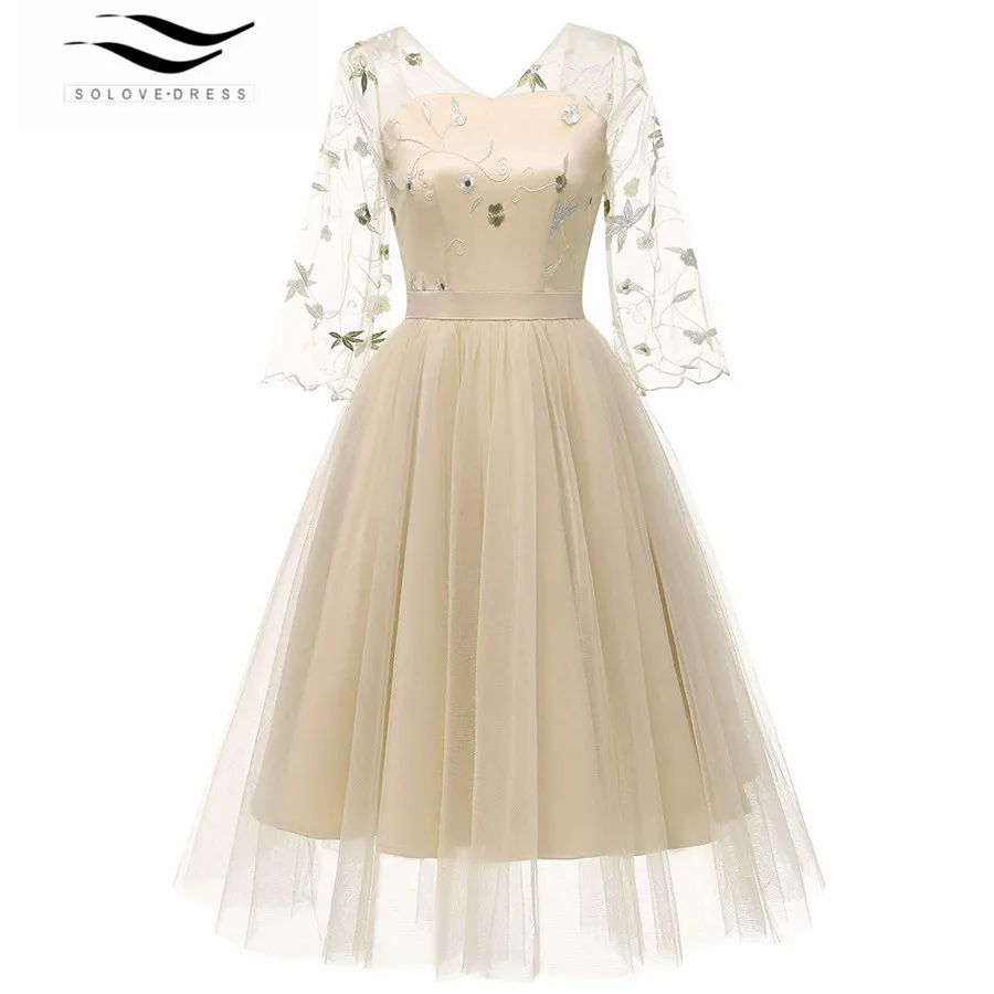 Коктейльные платья длиной до колена торжественное платье Vestidos Cortos De Cocktail