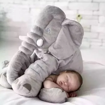 

Elephant Soft Appease Baby Pillow Infant Calm Plush Doll Toy Baby Sleep Waist Pillow Bed Car Seat Cushion Nursing Pillows