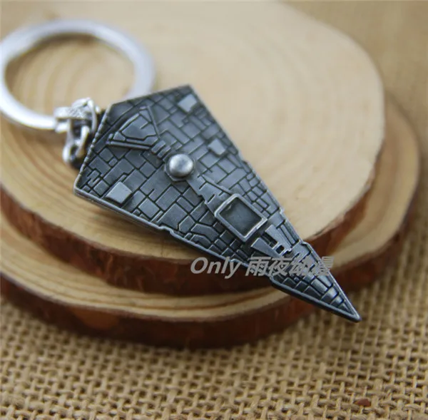 

Movie spaceship Key Ring Keychain Metal Alloy Pendant Key Chain Key Rings 12pcs/lot Size 6*3cm