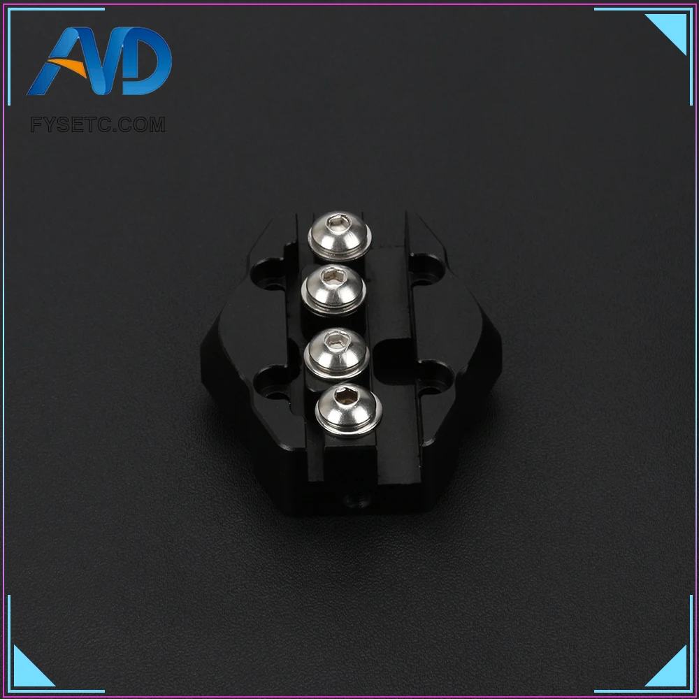 3 шт. детали для 3D принтера Black Kossel Delta Mini слайд эффектор|Детали и аксессуары