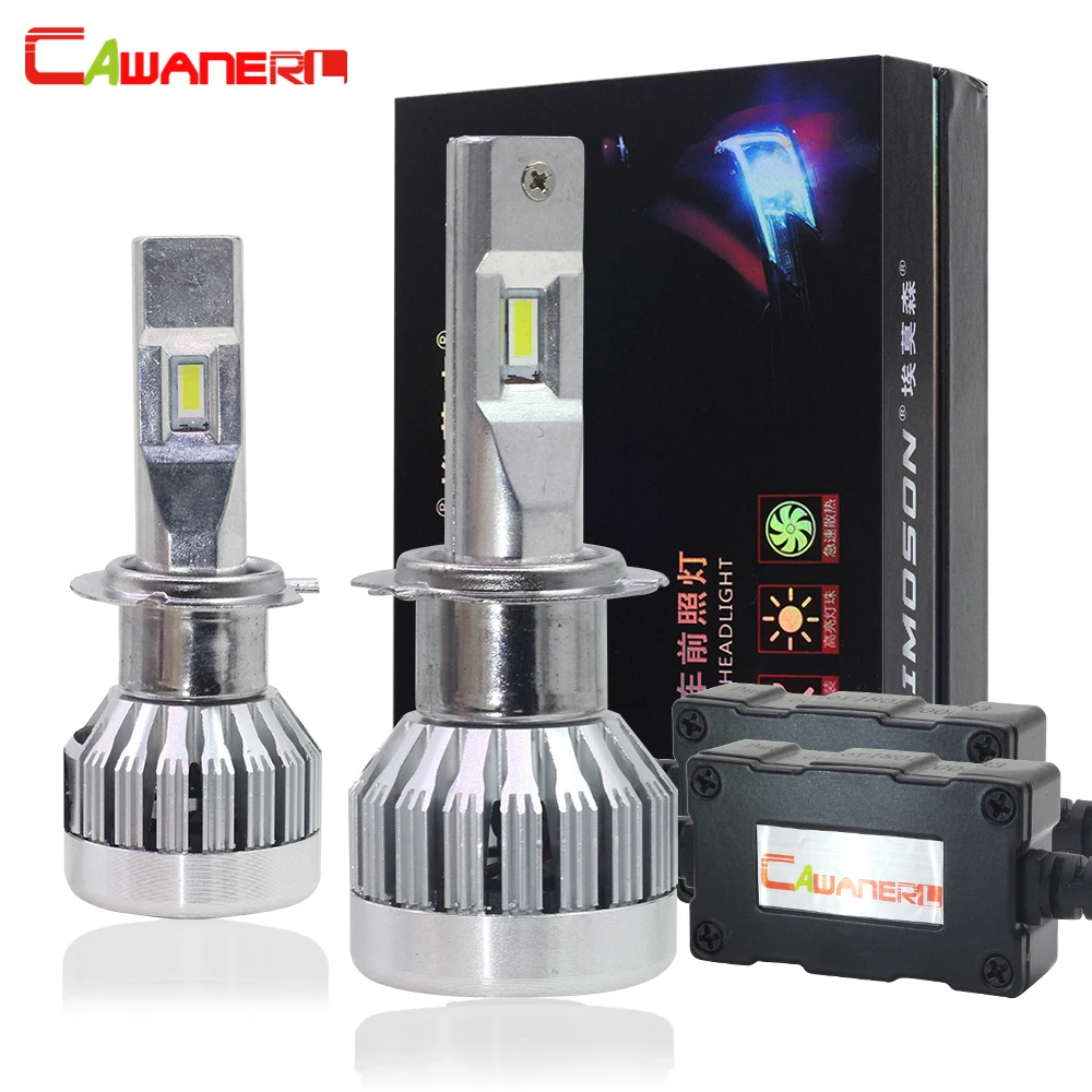 Комплект автомобильных фар головного света Cawanerl высокой яркости H7 LED H8 H9 H11 9005 HB3